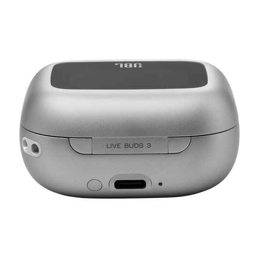 JBL Live Buds 3 - Silver - True wireless Noise Cancelling bud-type earbuds - Detailshot 5 image number null